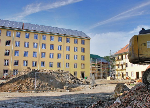 Das denkmalgeschtzte Industriegebude...n mit Fotovoltaikanlage auf dem Dach.   | Foto: Nikolaus Trenz