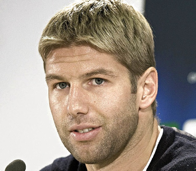 Pltzlich DFB-Kapitn: Thomas Hitzlsperger  | Foto: dpa