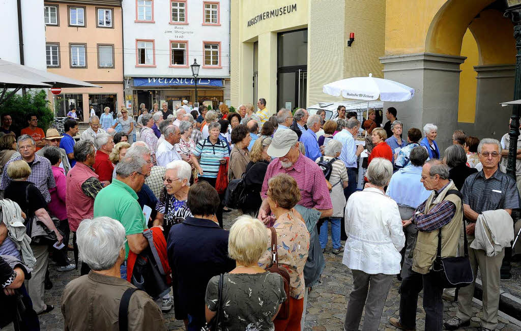 BZ-Leserinnen und Leser erkunden das neue Augustinermuseum bei der BZ-Ferienaktion.