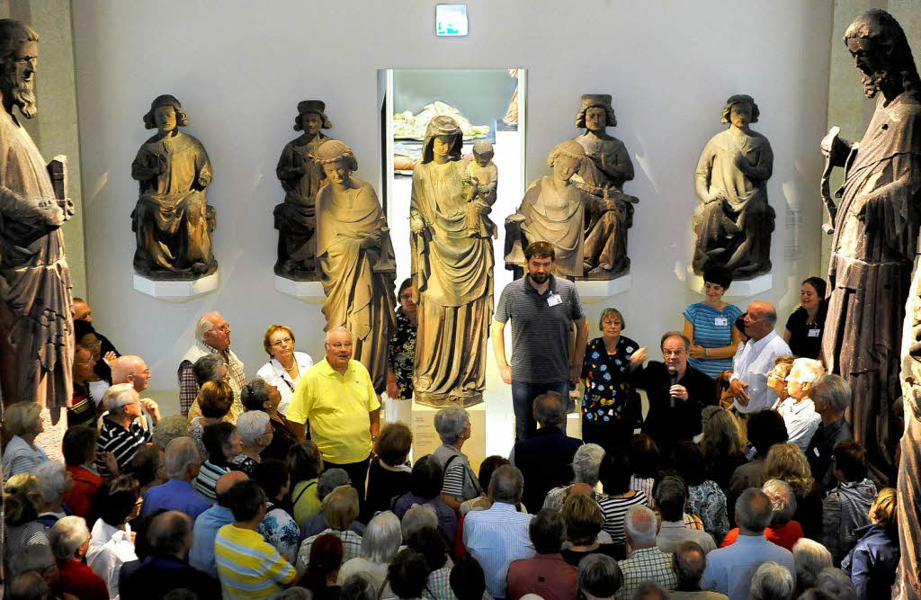 BZ-Leserinnen und Leser erkunden das neue Augustinermuseum bei der BZ-Ferienaktion.