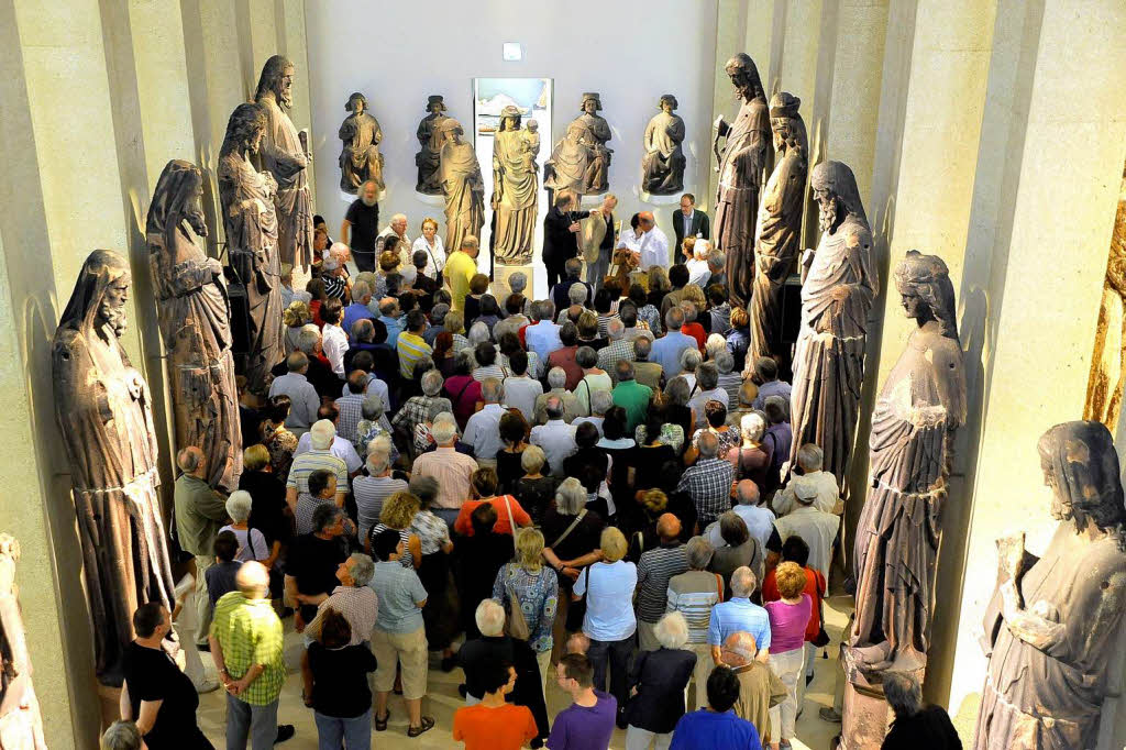 BZ-Leserinnen und Leser erkunden das neue Augustinermuseum bei der BZ-Ferienaktion.