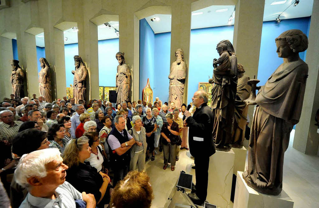 BZ-Leserinnen und Leser erkunden das neue Augustinermuseum bei der BZ-Ferienaktion.