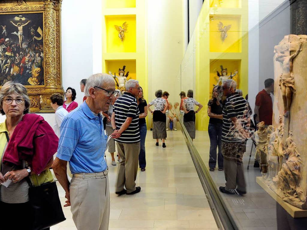 BZ-Leserinnen und Leser erkunden das neue Augustinermuseum bei der BZ-Ferienaktion.