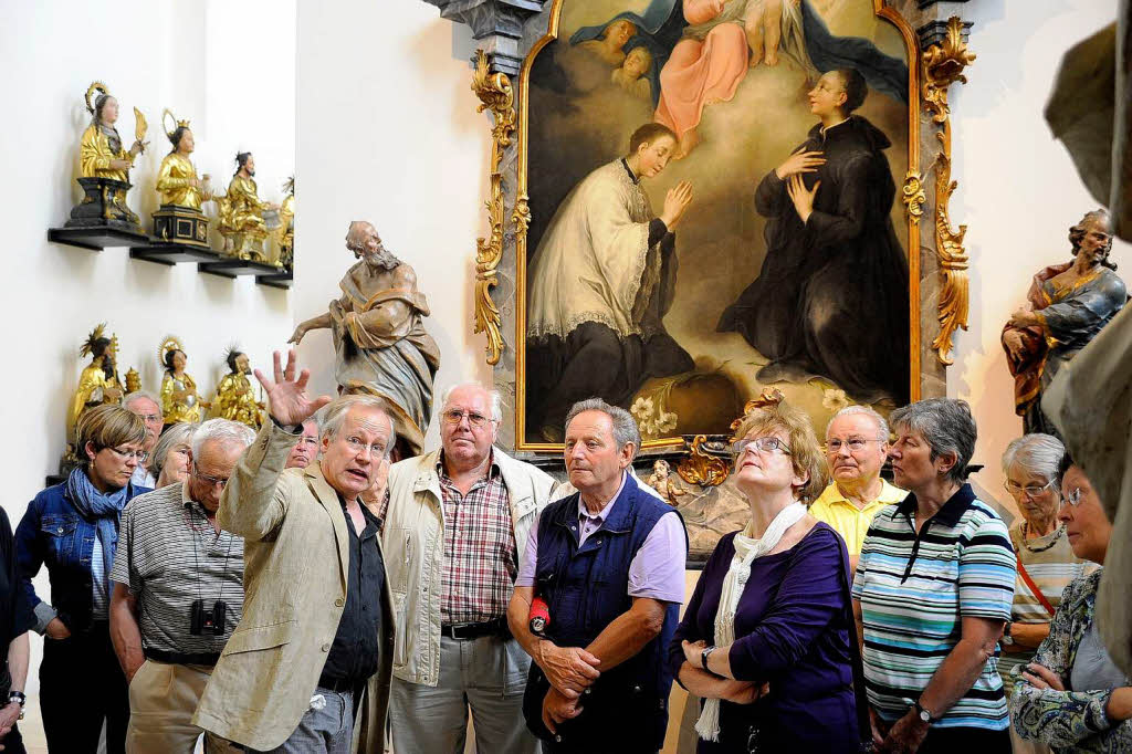 BZ-Leserinnen und Leser erkunden das neue Augustinermuseum bei der BZ-Ferienaktion.