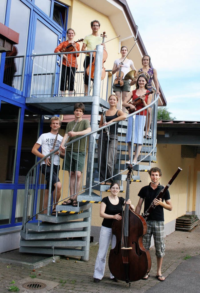 Zehn Musiker haben sich wieder in Schuttertal getroffen.   | Foto: theo weber