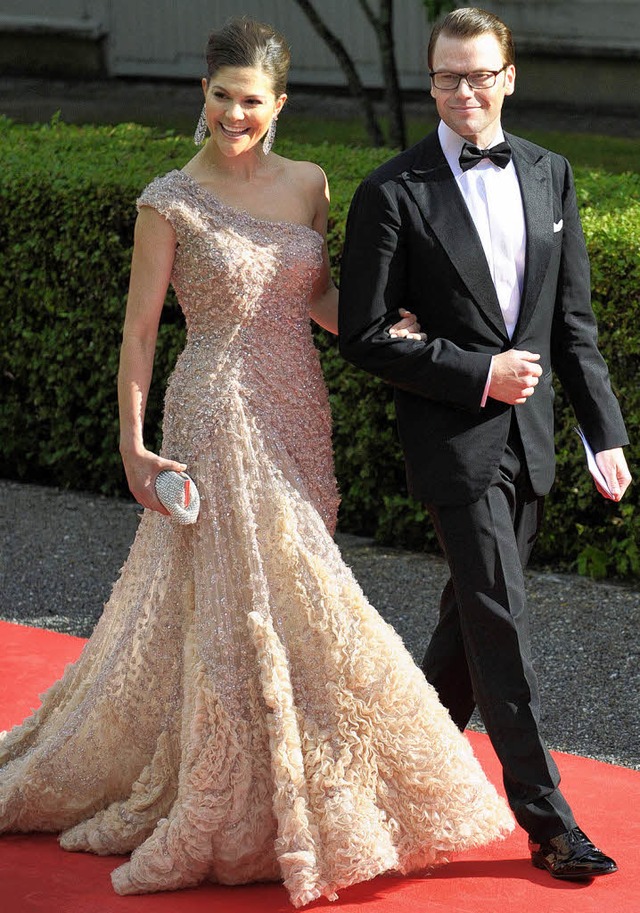 Victoria von Schweden und Daniel am Abend vor ihrer Hochzeit   | Foto: dpa