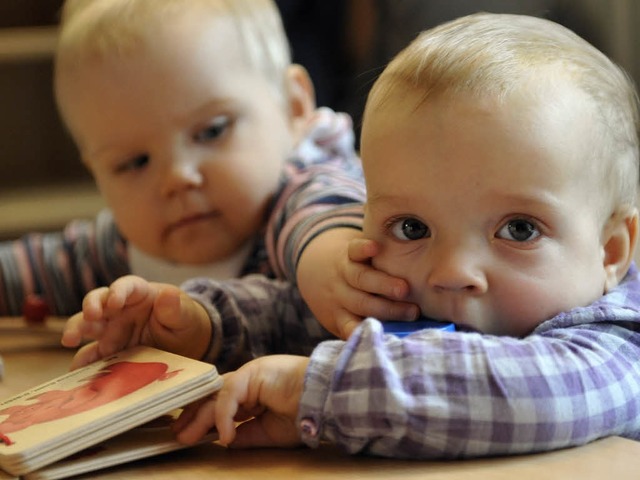 Das Land hat die Betreuung von kleinen Kindern ausgebaut.  | Foto: ddp