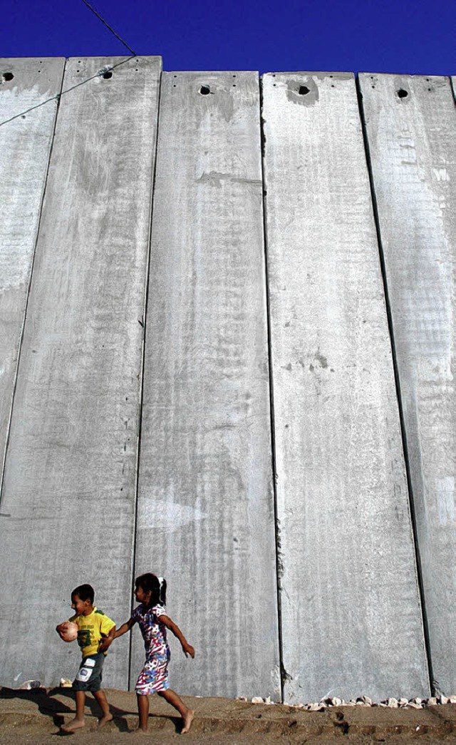 Grenzzaun in der Westbank   | Foto: afp