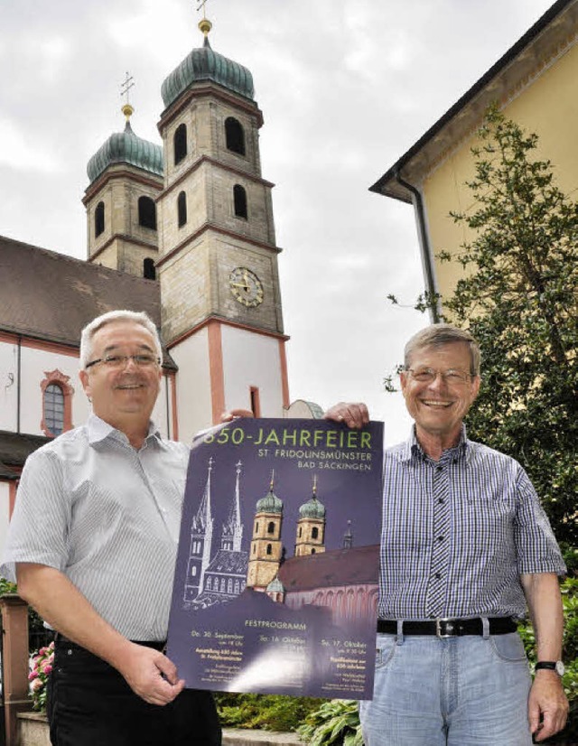 Freuen sich auf die 650-Jahr-Feier des... (links) und Mitorganisator Karl Braun  | Foto: Elisabeth Willers