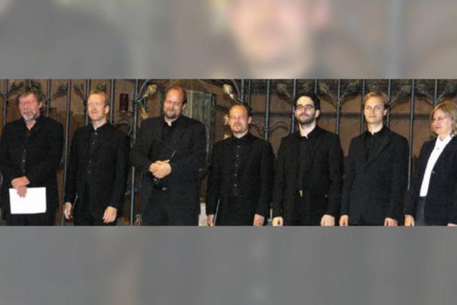 Sieben Männerstimmen ersetzen den Mönchschor