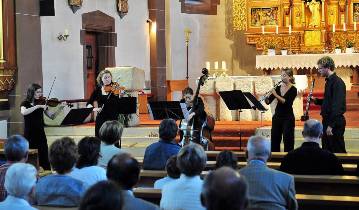 Ein ungewöhnliches Konzert erlebten di...0 Zuhörer in der Kirche St. Antonius.   | Foto: axel fleig