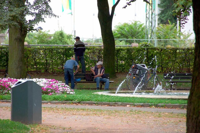 Im Hebelpark:  Mglichkeiten der Stadt sind begrenzt.  | Foto: Willi Adam