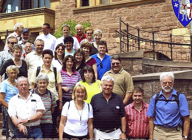 Die Marcher auf der Wartburg.   | Foto: privat