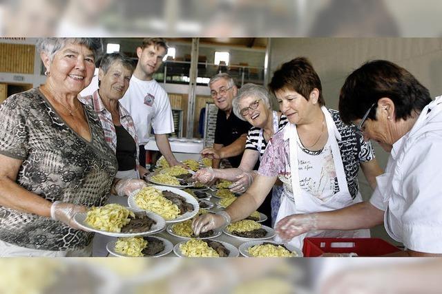 Die Nudel macht’s beim Fest