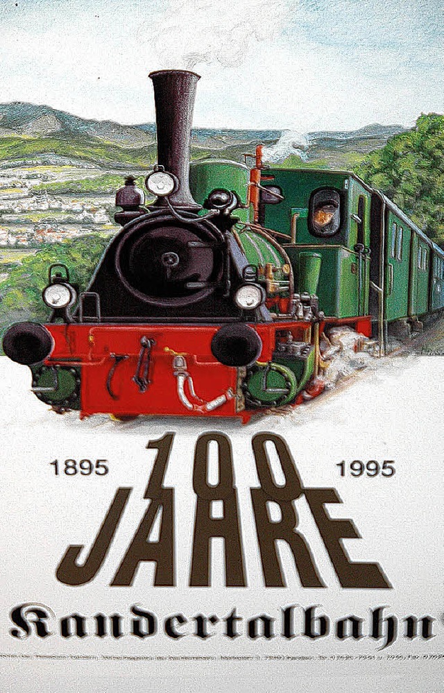 Vor 15 Jahren feierte die Bahnstrecke ...rt fand Ende Oktober 1969 schon statt.  | Foto: M. Maier