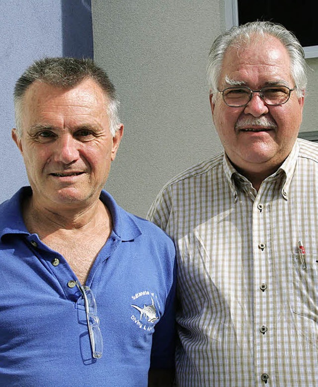 Klaus Fleck (links) und Helfried Heidl...ft mit Dikome wesentlich mitgeprgt.    | Foto: Jung-Knoblich