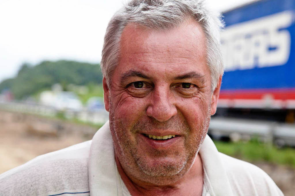 Lkw-Fahrer Harald Kresse ist wie die meisten seiner Kollegen fr die Arbeitswoche in einer Pension untergebracht.