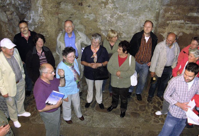 Fr die weinkundlich-historische Fhru...en Mritzenkapelle gehrt oder nicht.   | Foto: roman kiener