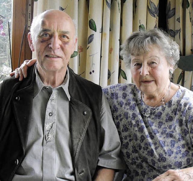 Ingeborg und Gerhard Scholz aus Wupper...en ihren 80. Aufenthalt in  Todtmoos.   | Foto: BZ