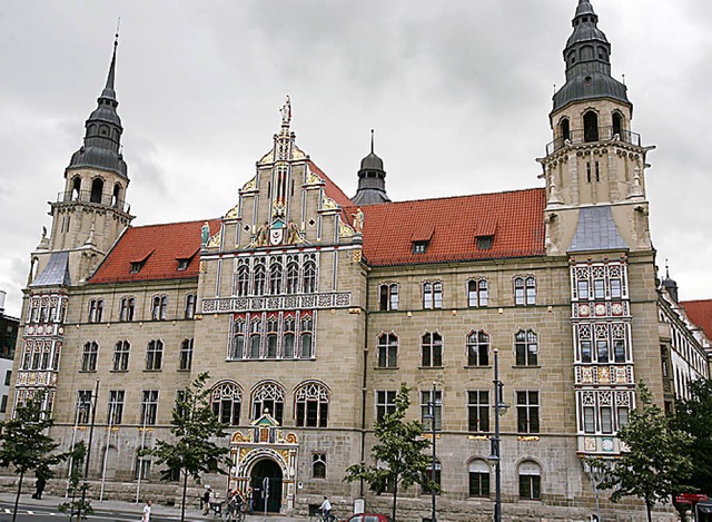 Das Landgericht in Halle  | Foto: dpa