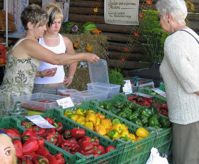 Der   Tag der Landwirtschaft in Gndli...dem Motto &#8222;Junges Gemse&#8220;.  | Foto: ines sssle