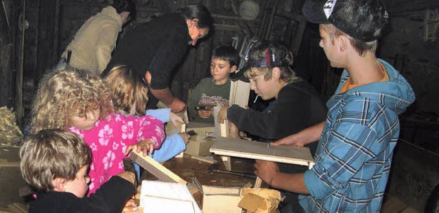 Das Kinderprogramm im Resenhof kam gut an.   | Foto: Ulrike Spiegelhalter