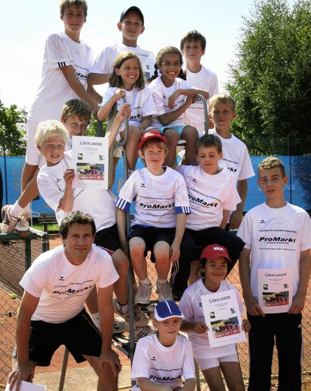 Spa hatten die Kinder beim Tenniscamp des TC Schopfheim.  | Foto: privat