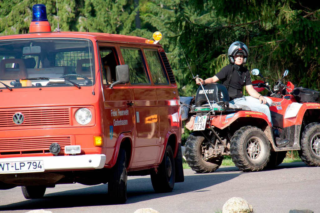 Feuerwehr Grafenhausen und Vaude Trans Streckenkontrolle in Rothaus Feuerwehr Grafenhausen und Vaude Trans Streckenkontrolle in Rothaus