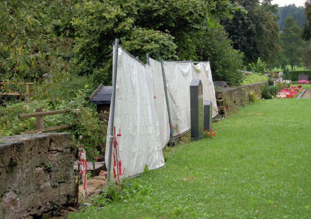 Die Sanierung dieses Teils der Hauinge...f dem Arbeitsprogramm dieses Sommers.   | Foto: Nikolaus Trenz