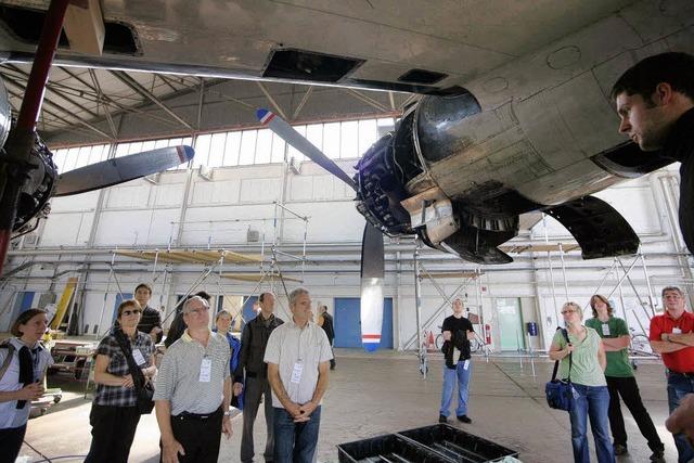 BZ-Ferienaktion: Ein Rundgang auf dem Lahrer Flugplatz