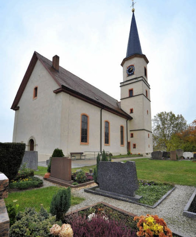 Die markante Tiengener Kirche  | Foto: Thomas Kunz