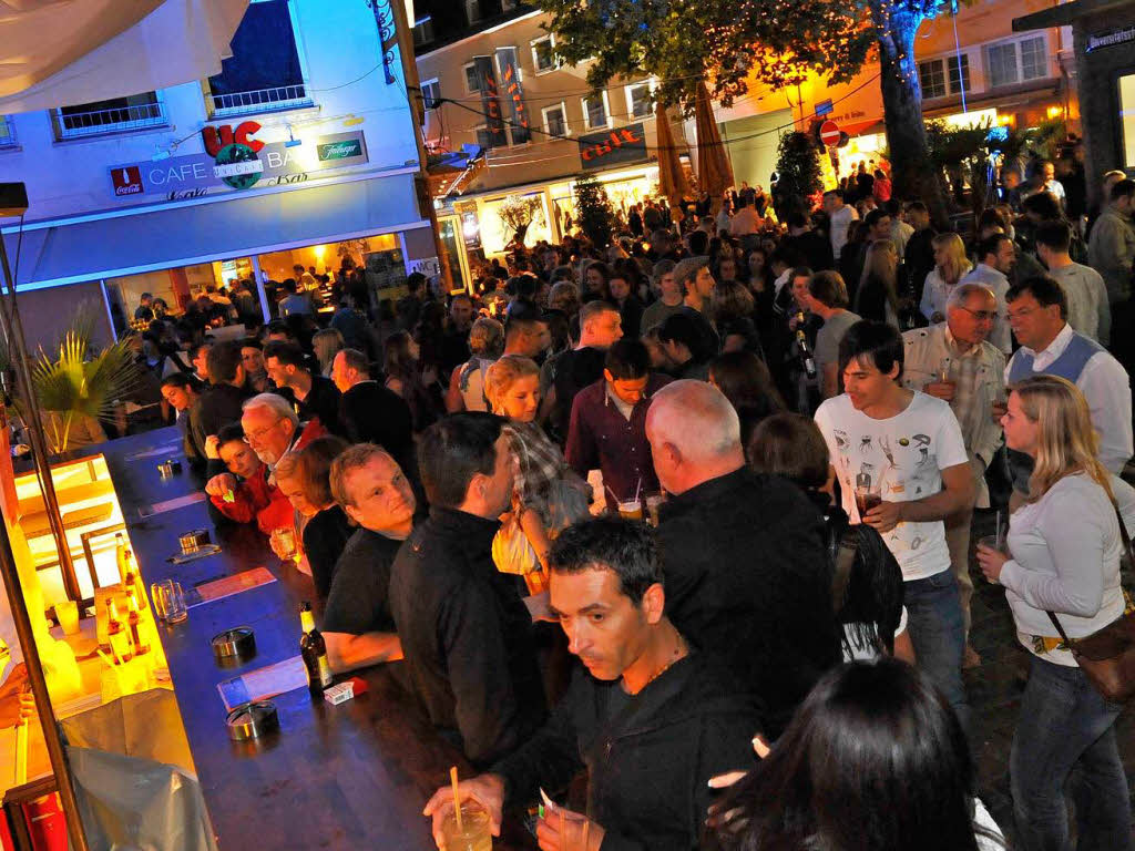 Auftakt der Downtown-Streetparty im Bermuda-Dreieck.