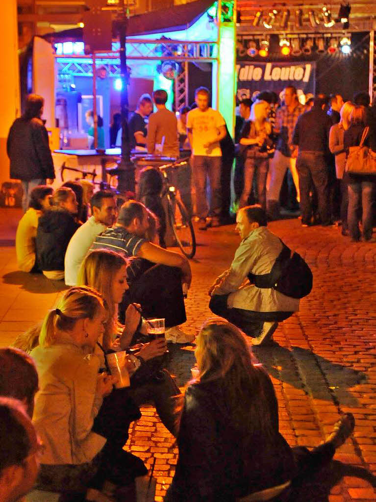 Auftakt der Downtown-Streetparty im Bermuda-Dreieck.