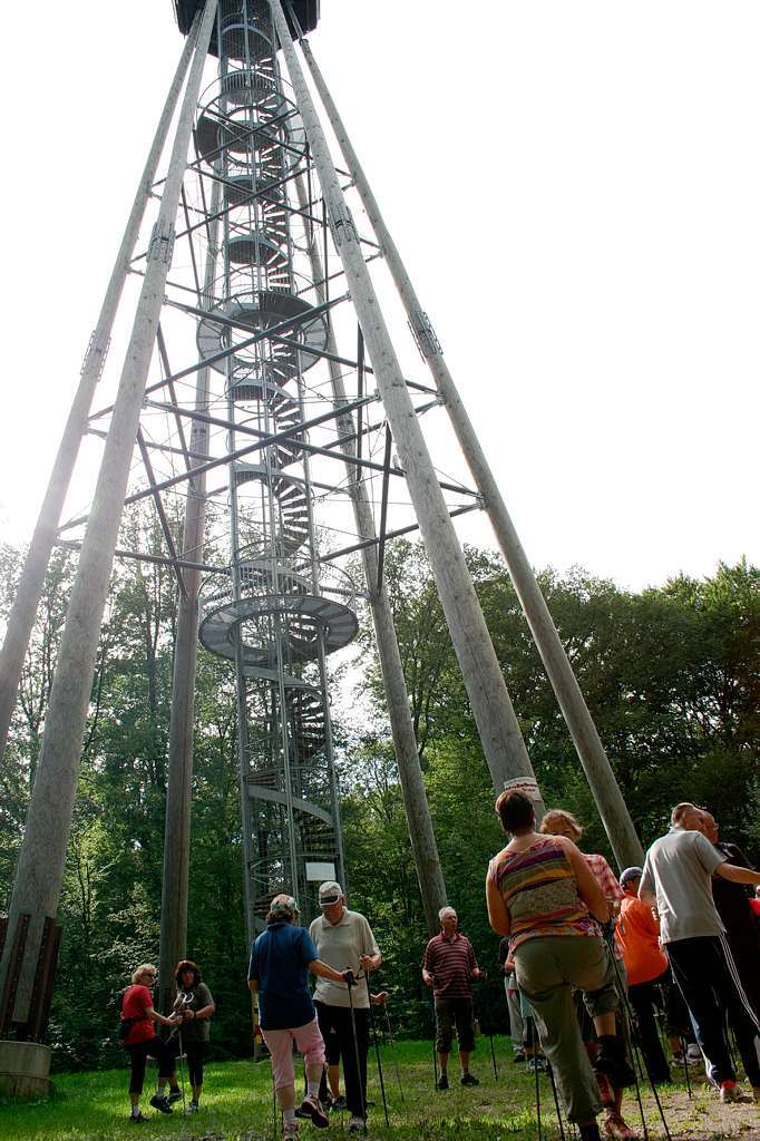 Krafttraining zu Fen des Eichbergturms