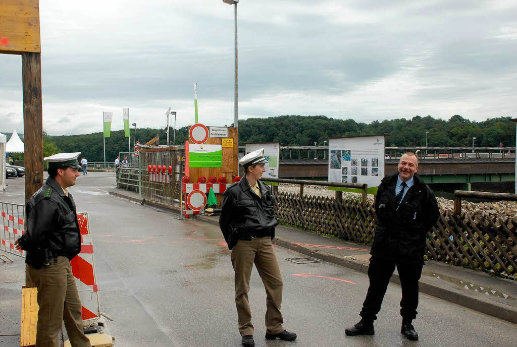 Bundeskanzlerin Angela Merkel besucht Rheinfelden.