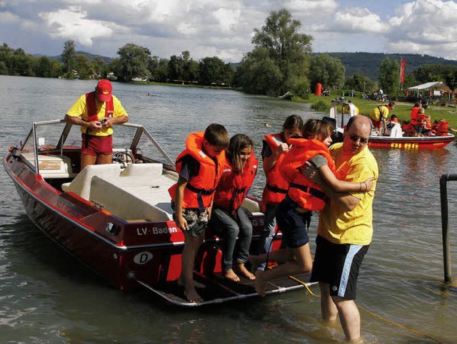 Spontane Programmnderung mit Erfolg: eine Bootsfahrt   | Foto: Heidi Fssel