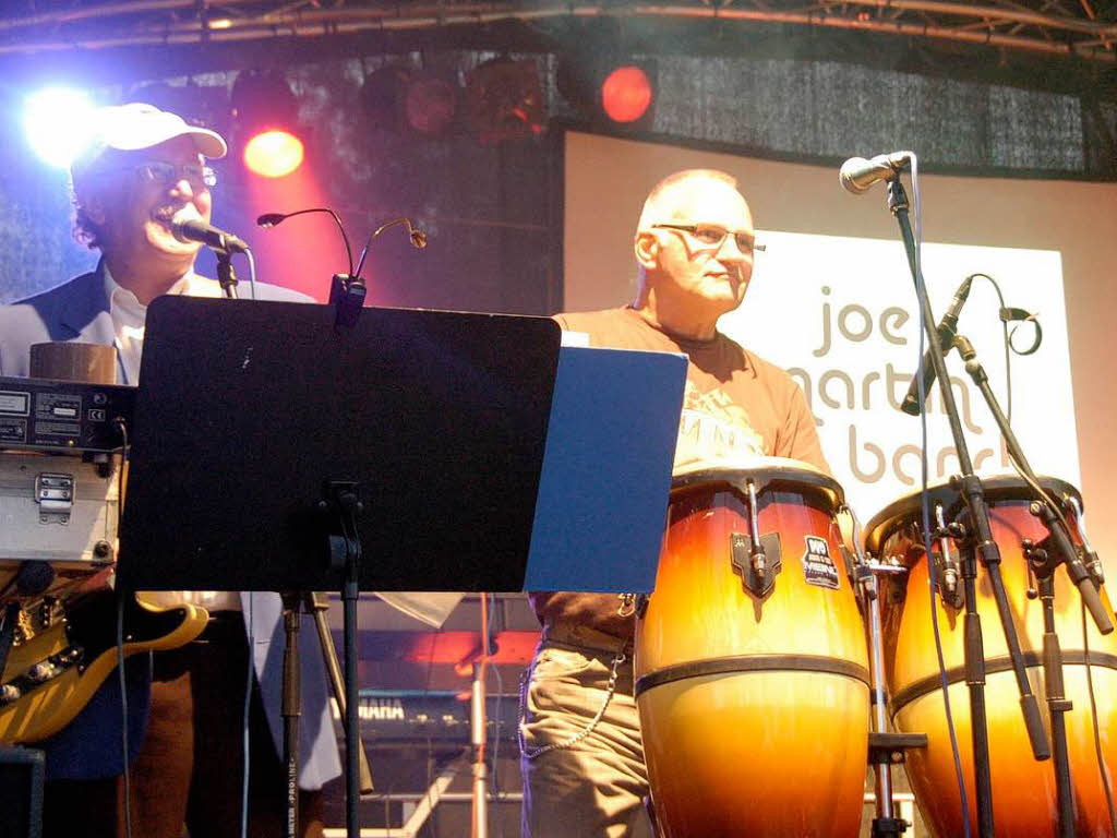 Die Joe-Martin-Band sorgte am Samstag Abend fr Stimmung