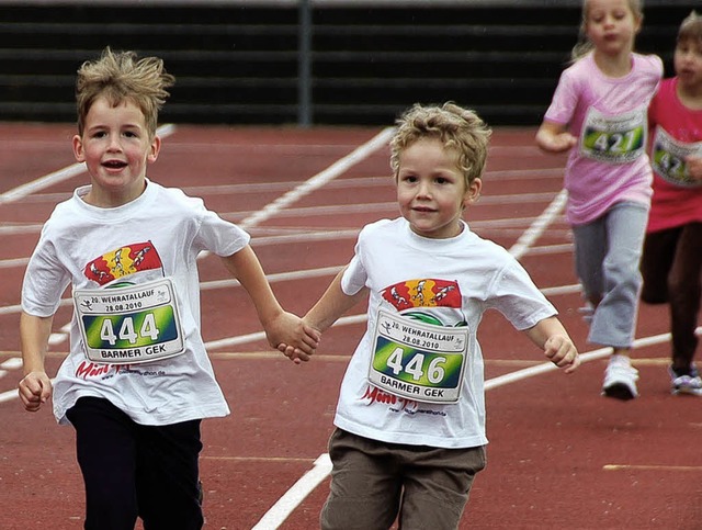 An der Startlinie fr den Hauptlauf wu...rnke &#8211; und Platz zum Ausruhen.   | Foto: Saskia Baumgartner