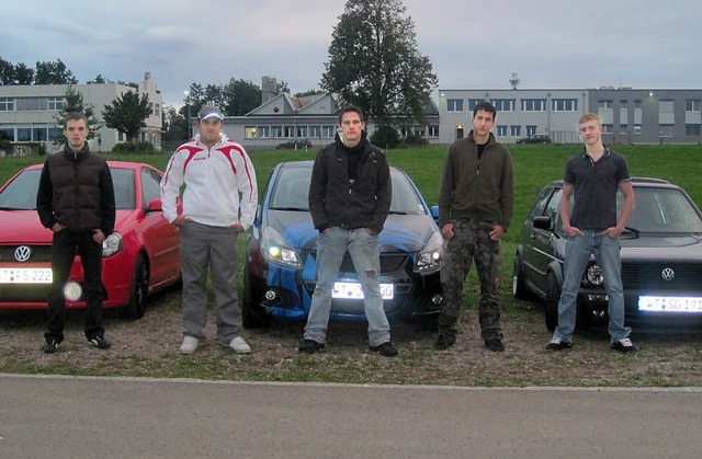 Die Black Forest Maniacs im Bild (von ...r, Christian Rudigier, Sascha Giesin.   | Foto: peter Schtz