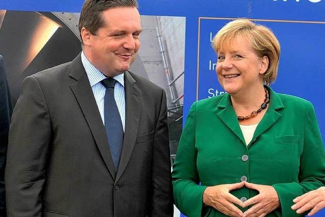 Merkel in Rheinfelden: Die Kanzlerin und ein beneidenswerter Wirkungsgrad