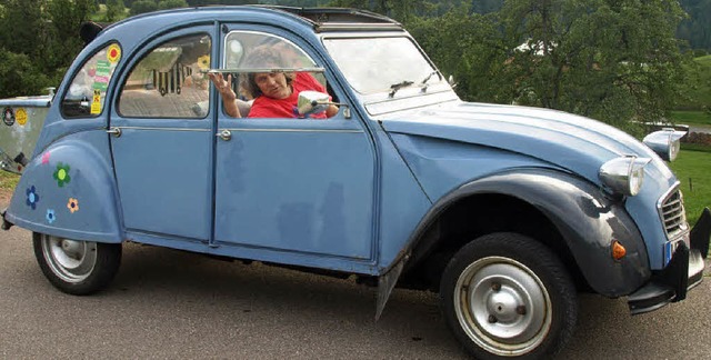 Ein Fahrzeug mit extrem hohem Wohlfhl...ileas gehrt Entchen Polly zur Familie  | Foto: Karin Stckl-Steinebrunner