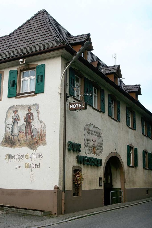 Restaurant Zur Weserei in Kandern.  | Foto: Patrick Mller