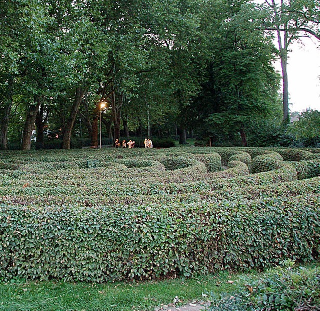 Das Labyrinth am Staufener Stadtsee.  | Foto: s. mller