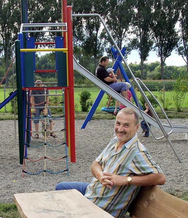 Martin Eckerlin, Sprecher der Brunnenf...gebaut und wieder neu angelegt haben.   | Foto: Sigrid Umiger