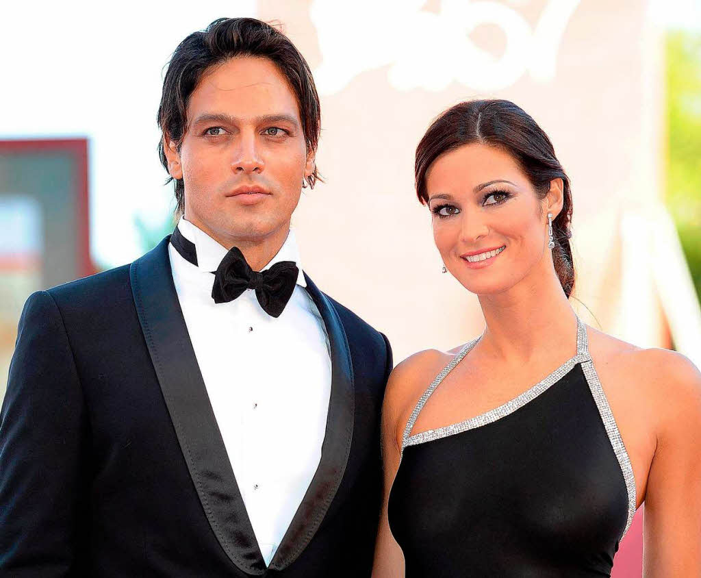 Die italienischen Schauspieler Manuela Arcuri und Gabriel Garko.