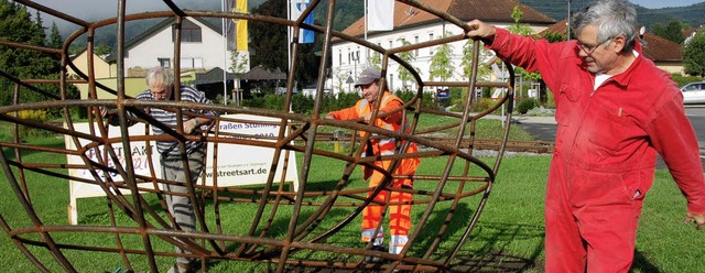 Groe Ereignisse werfen ihre Schatten ...n weiterer Knstler eingeweiht werden.  | Foto: Binner-Schwarz