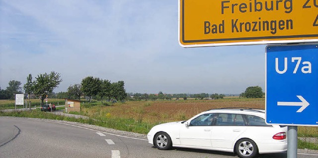 Vom Kreisel bis zum Ortseingang ein Ge...iet &#8211; Eschbach hat groe Plne.   | Foto: Ingeborg Grziwa