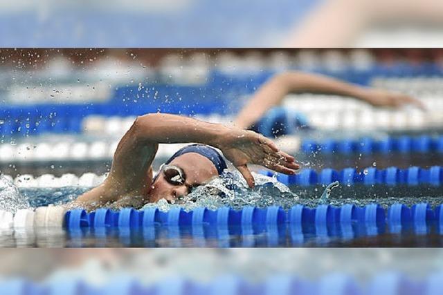 Wettkraulen zum Saisonende im Freibad