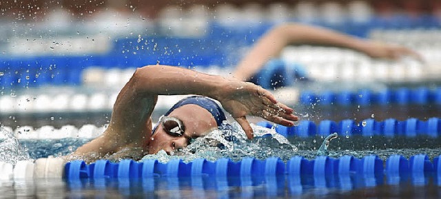 Schwimmen 2010 Internationales Freiwasserschwimmen Lahr  | Foto: Peter Aukthun-Grmer