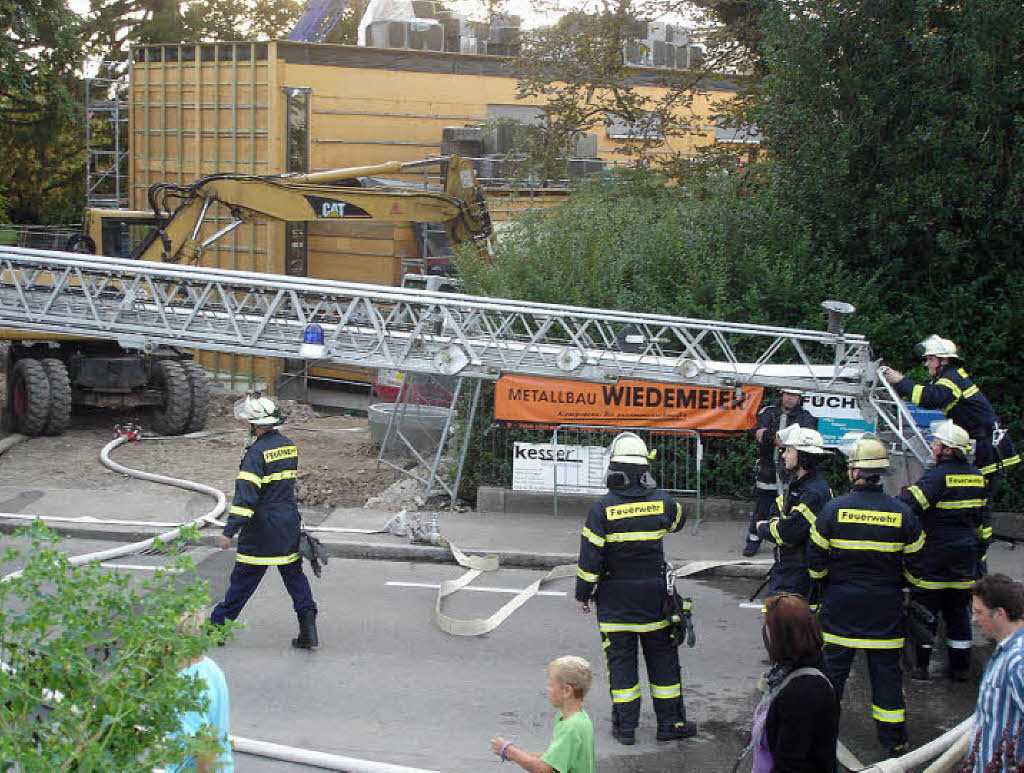 Brand verläuft glimpflich Lörrach Badische Zeitung